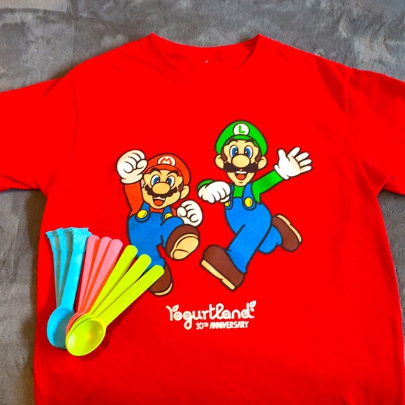 Yogurtland Other - Yogurtland Mario Brothers Mario and Luigi 10th Ann